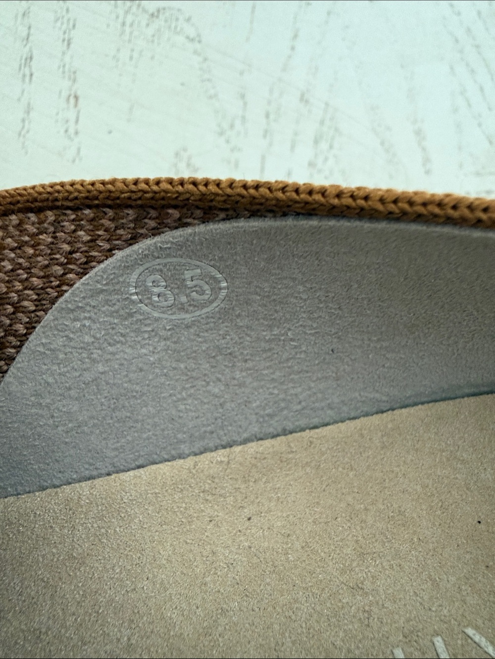 Rothy’s Lug Loafers Teak Herringbone Merino Wool Slip On Sz 8.5 NWOT - Picture 7 of 8